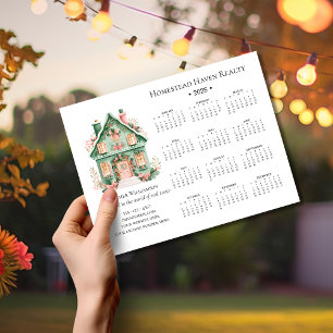 2025 Charming Real Estate Magnetic Calendar