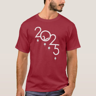 2025 Chinese New Year Origami Snake T-Shirt