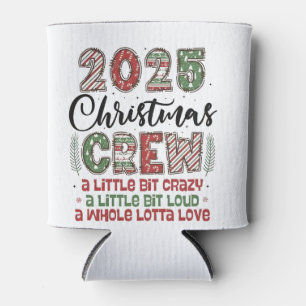 2025 Christmas Crew Family Matching Outfit Xmas  Can Cooler