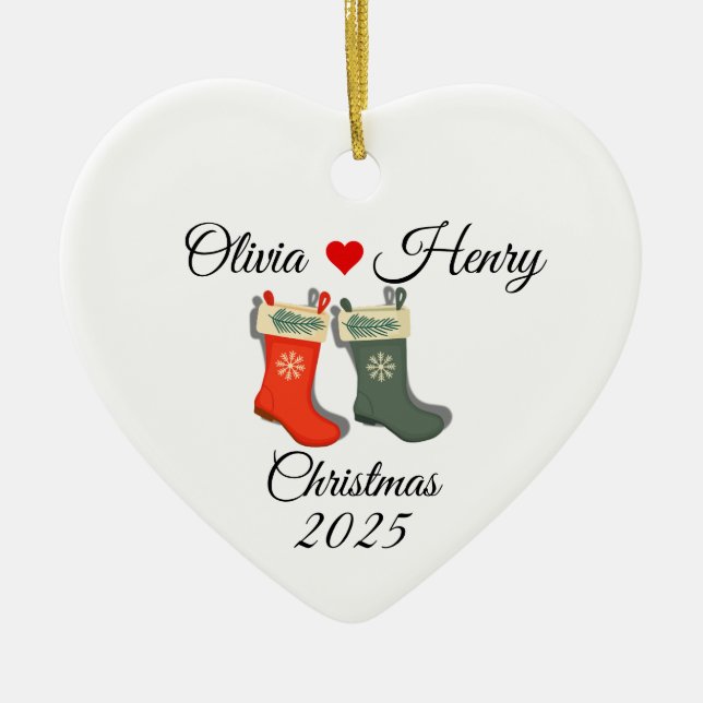 2025 Christmas Ornament | Personalized Keepsake (Front)