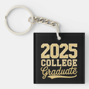 2025 College Graduate Graduation Senior School Key Ring