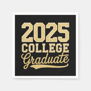2025 College Graduate Graduation Senior School Napkin