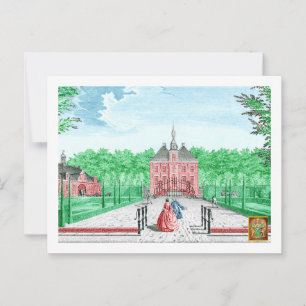 2025 colourization 1760 Print Kasteel De Essenburg Postcard