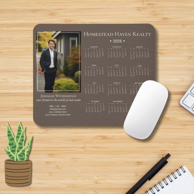 2025 Corporate Photo Calendar - Brown Mouse Mat (Creator Uploaded)