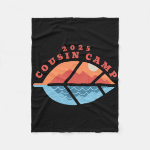 2025 Cousin Camp Matching Group Family Summer Camp Fleece Blanket