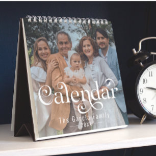 2025 Create Your Own Custom Family Photo Modern Calendar