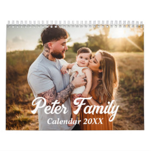 2025 Custom Photo Create Your Own Family Calendar 