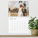 2025 Custom Wedding Photo Chic Script Calendar<br><div class="desc">2024 Custom Wedding Photo Chic Script Calendar</div>