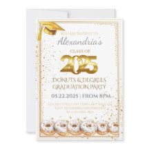 2025 Doughnuts and Degrees Graduation Invitation