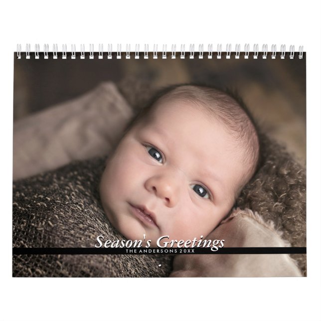2025 family calendar personalised photos (Cover)