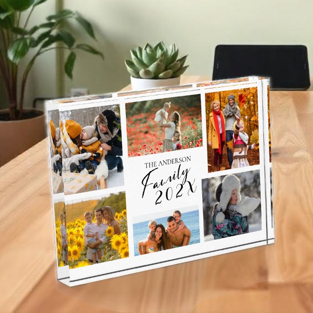 2025 Family Custom Photo Collage  Block (Creator Uploaded)