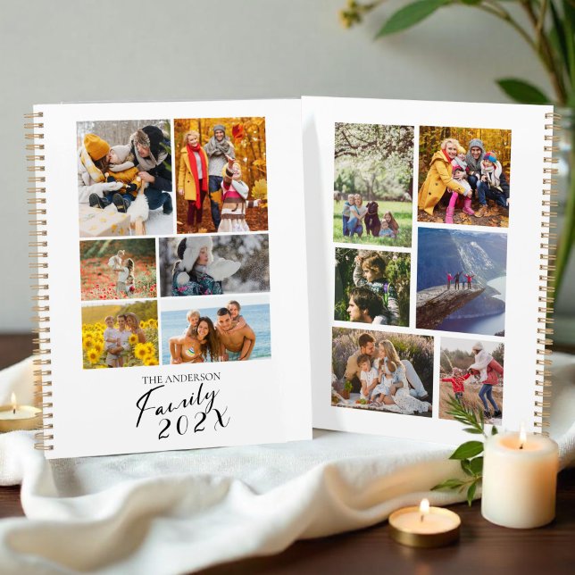 2025 Family Custom Photo Collage  Planner (Creator Uploaded)