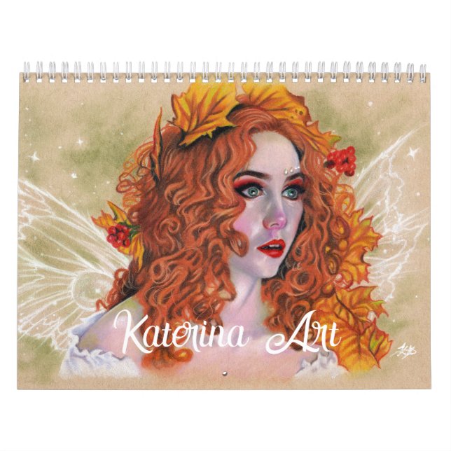 2025 Fantasy Art Calendar Katerina Art (Cover)