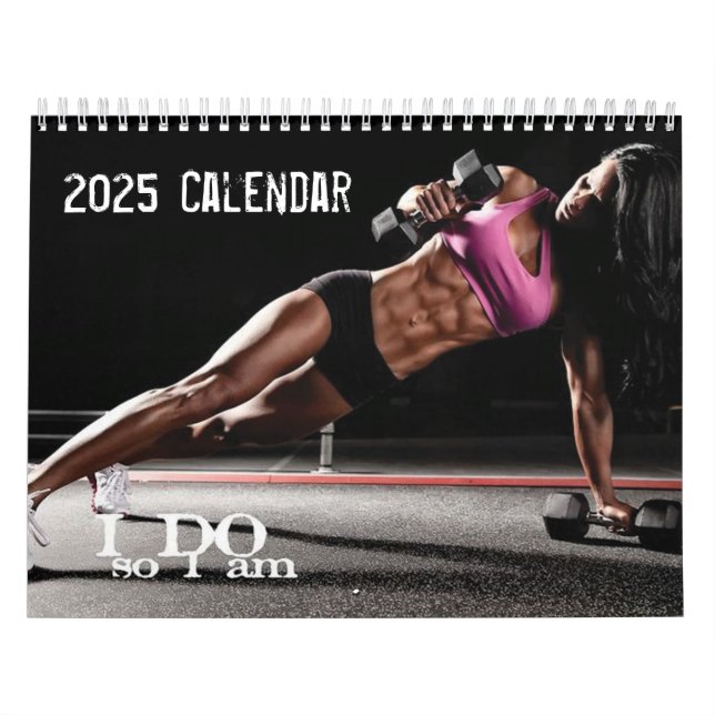 2025 Fitness Motivational Calendar For Women (Cover)