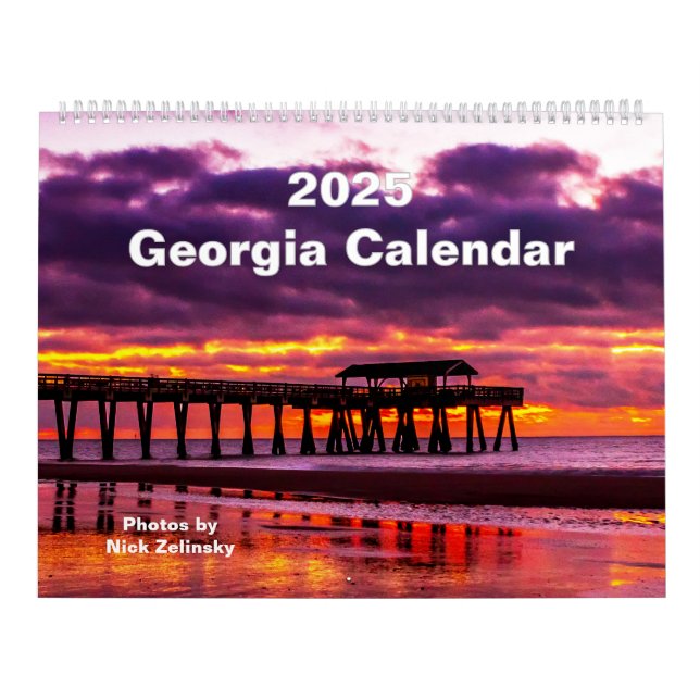 2025 Georgia Calendar (Cover)