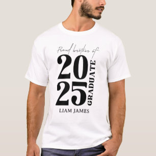 2025 graduate Brother Graduation Ceremony party  T-Shirt