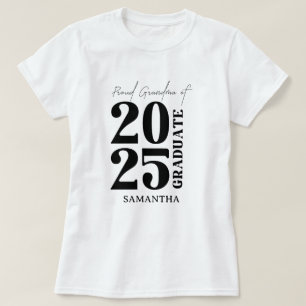 2025 graduate grandma Graduation Ceremony party  T-Shirt