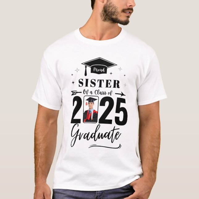 2025 Graduate Shirt With Your Custom Photo (Front)