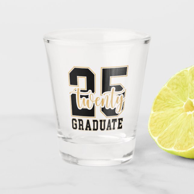 2025 Graduate  Shot Glass (Front)