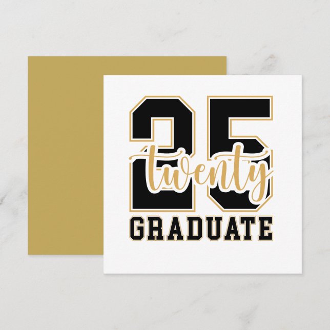 2025 Graduation Celebration   Invitation (Front/Back)