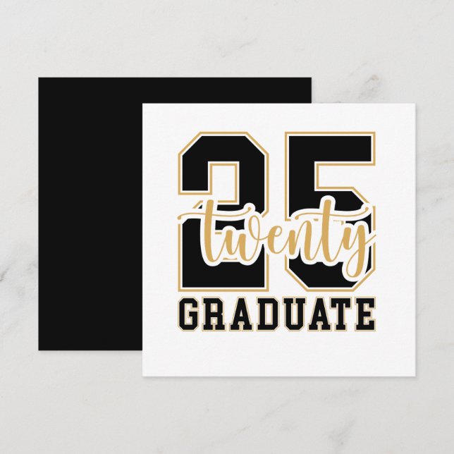 2025 Graduation Celebration   Invitation (Front/Back)