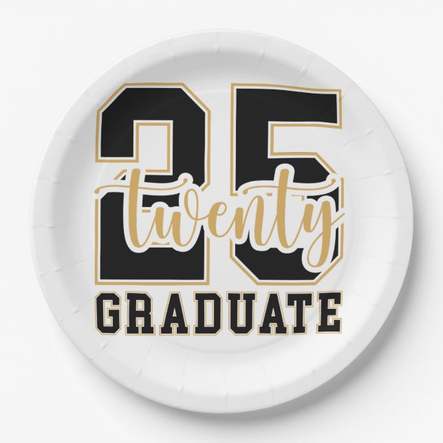 2025 Graduation Celebration   Paper Plate (Front)