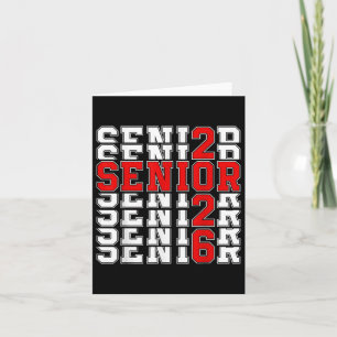 2025 Graduation Cl Of 2026 Senior 2026 Back To Sch Card