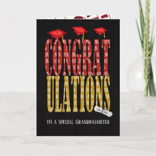 2025 Graduation for Granddaughter Card