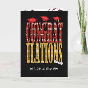 2025 Graduation for Grandson Card