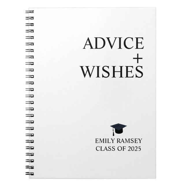 2025 Graduation Party notebook, Class of 2025 Gr Notebook (Front)
