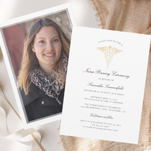 2025 Graduation Photo Nurse Pinning Ceremony Invitation