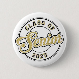 2025 Graduation Round Button Pin