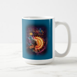 2025 Greensboro Summer Solstice Fest Ocean Blue Coffee Mug