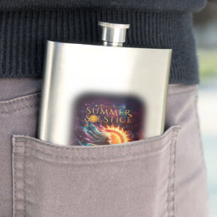 2025 Greensboro Summer Solstice Festival Keepsake Hip Flask