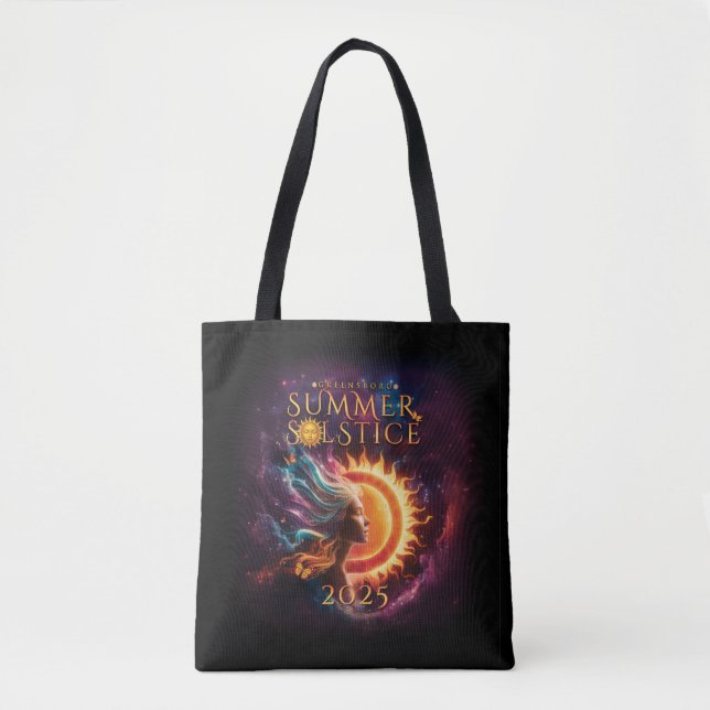2025 Greensboro Summer Solstice Festival Souvenir Tote Bag (Front)
