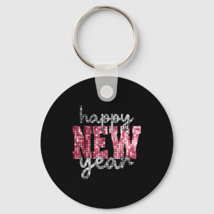 2025 Happy New Years Eve Party Countdown Friends F Key Ring