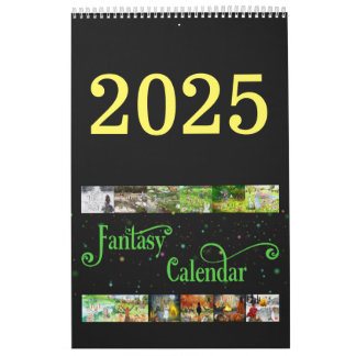 2025 Illustrated Celtic Fantasy Calendar