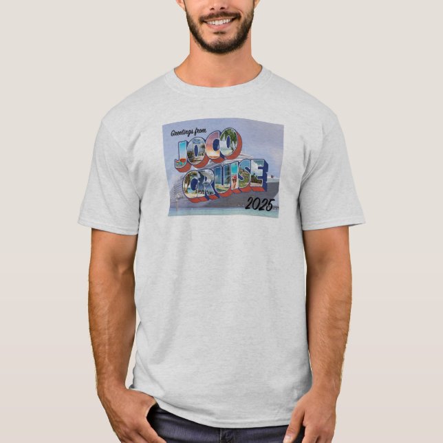 2025 JoCo On-board Postcard T-Shirt (Front)