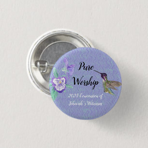 2025 JW convention customize 3 Cm Round Badge