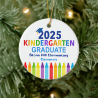 2025 Kindergarten Graduate Cute Custom Graduation