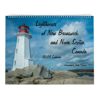 2025 Lighthouses of Canada Calendar