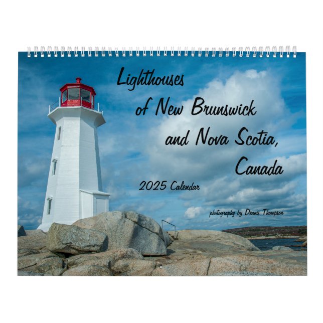 2025 Lighthouses of Canada Calendar (Cover)