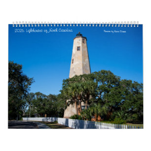 2025: Lighthouses of North Carolina Calendar Lg