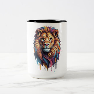 2025 lion Two-Tone coffee mug