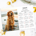 2025 Magnetic Modern Calendar Child Photo 12 Month<br><div class="desc">2025 Magnetic Modern Calendar Pet Photo 12 Month. Add your photo and create perfect Magnetic Calendar!</div>
