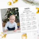 2025 Magnetic Modern Calendar Child Photo 12 Month<br><div class="desc">2025 Magnetic Modern Calendar Child Photo 12 Month. Add your photo and create perfect Magnetic Calendar!</div>