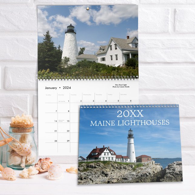 2025 Maine Lighthouses Photos Calendar (Creator Uploaded)