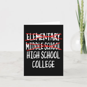 2025 Middle School Graduation Junior High School G Card