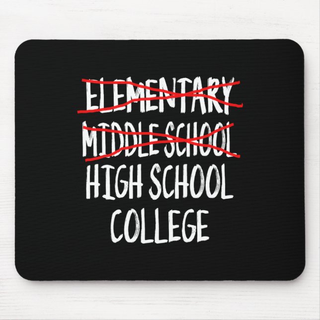 2025 Middle School Graduation Junior High School G Mouse Mat (Front)