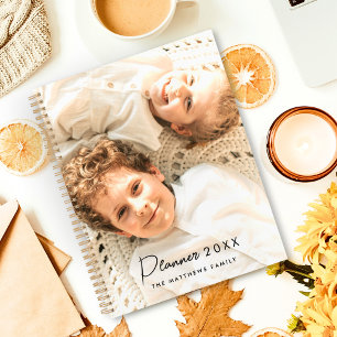 2025 Modern Custom Photo Create Your Own Family Planner